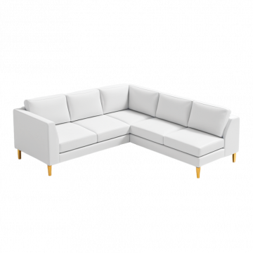 Shaped couch 5 seats