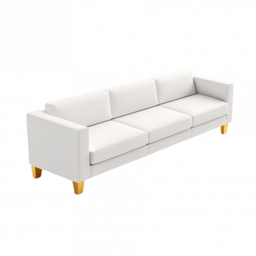 Straight couch 3 seats