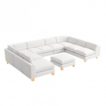 U shaped sofa 6-7 seats